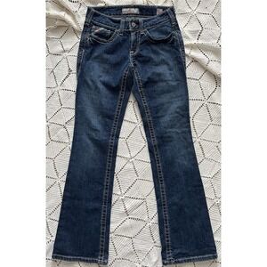 Ariat FR CAT 2 Mid Rise Bootcut Jeans 26R Fire Resistant Work Denim 98% Cotton